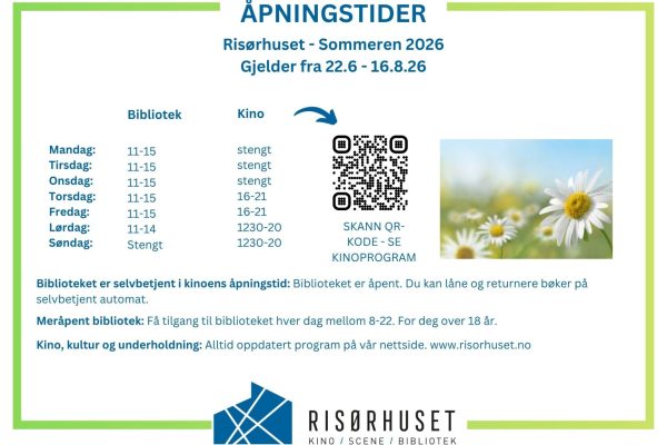 Bilde av åpningstidene